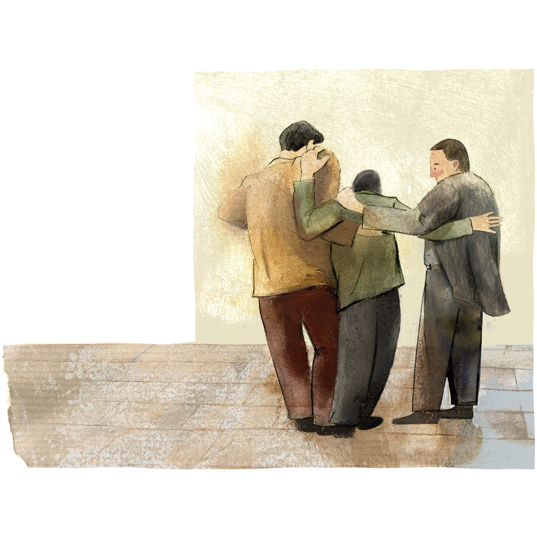 Tres personaxes