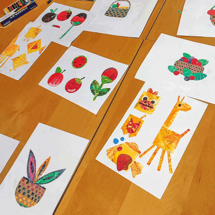 Mayores - Taller de collage para profesorado y adultos