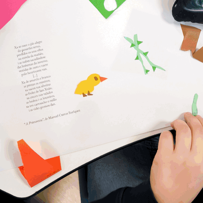 Educación Primaria - Ilustración de textos en collage